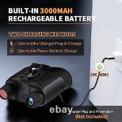 NV8160 Night Vision Goggles Binoculars Digital IR Head Mounted Birding Sight USA