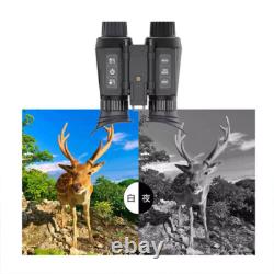 NV8300 1080P Digital Night Vision Goggle Binocular Zoom 32GB IR 850nm NVG Helmet