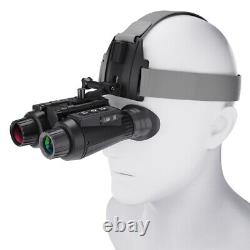 NV8300 1080P Digital Night Vision Goggle Binocular Zoom 32GB IR 850nm NVG Helmet