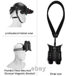NV8300 1080P Digital Night Vision Goggle Binocular Zoom 32GB IR 850nm NVG Helmet