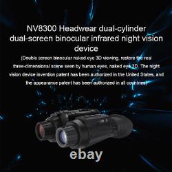 NV8300 3D 850nm Digital 8X Zoom Binoculars Infrared Night Vision Scope Goggles