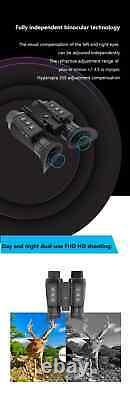 NV8300 4K Night Vision Goggles Helmet-Mounted Dual Display IR NVG