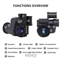 NVG10 Dual WiFi Digital Night Vision With Helmet 940nm IR Night Vision Goggles