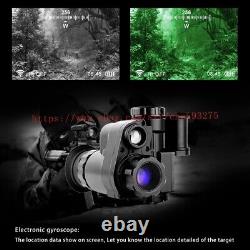 NVG10 Helmet Goggle 1080P Digital Night Vision Monocular WiFi IP66 For Hunting