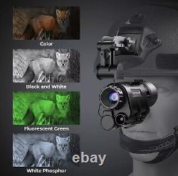 NVG20 Helmet Night Vision Monocular Wide View 40° 940nm IR WIFI Digital Starligh