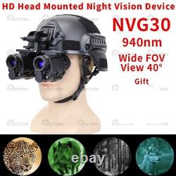 NVG30 Helmet Night Vision Goggles 940nm Infrared Binocular Digital Night Vision