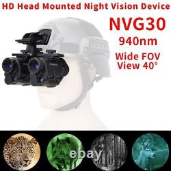NVG30 Helmet Night Vision Goggles 940nm Infrared Digital Night Vision Binoculars