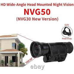 NVG50 1920x1080P Monocular Night Vision Goggles WiFi Hunting Observation Helmet