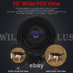 NVG50 1920x1080P Monocular Night Vision Goggles WiFi Hunting Observation Helmet