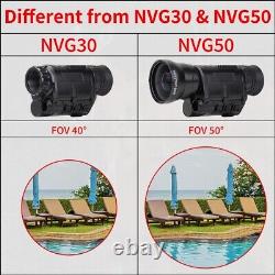 NVG50 Night Vision Goggles Wide View 50° gen3 Helmet IR 940nm Hunting Camera WiF