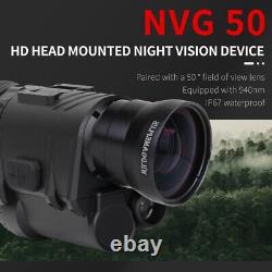 NVG50 Night Vision Goggles Wide View 50° gen3 Helmet IR 940nm Hunting Camera WiF