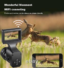 NVS30 Digital Night Vision Rifle Scope WIFI Connect 1080P Camera Recorder 850nm
