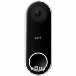 Nest Hello Smart Wi-Fi Video Doorbell HD Security Camera with Night Vision