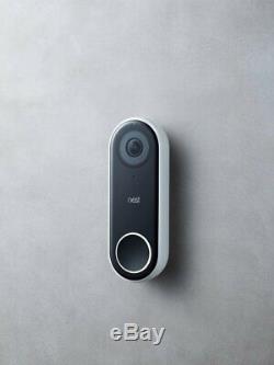 Nest Hello Smart Wi-Fi Video Doorbell HD Security Camera with Night Vision