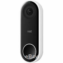 Nest Hello Smart Wi-Fi Video Doorbell HD Security Camera with Night Vision