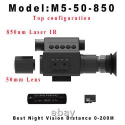 New Digital Night Vision Rifle Scope M-PRO 5 Optic Hunting Sight HD IR Camera