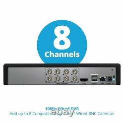 Night Owl 8-Channel 8-Camera Wired Security Surveillance System with 1TB HDD