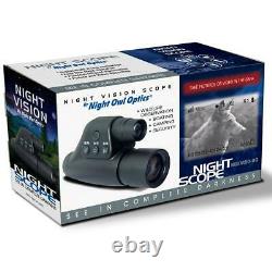 Night Owl Optics NOXM50-DG Night Scope 3-Power Digital Night Vision Monocular