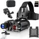 Night Vision Binoculars 1312ft Digital Infrared Head Mounted Night Vision Adult