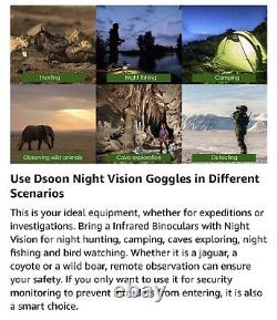 Night Vision Binoculars 300m Distance Camp Hunting Digital Telescope Equipment