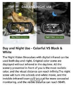 Night Vision Binoculars 300m Distance Camp Hunting Digital Telescope Equipment