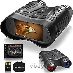 Night Vision Binoculars 4K Rechargeable Infrared Digital Night Vision Goggles