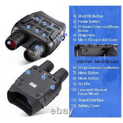 Night Vision Binoculars Digital Infrared Camera with LCD Screen for Hunting