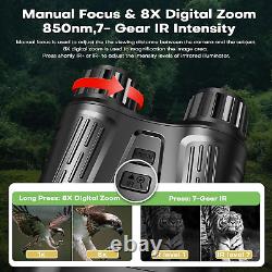 Night Vision Binoculars Goggles, 1000Ft Digital Infrared Night Vision Goggles in