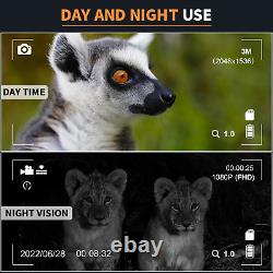 Night Vision Binoculars Goggles NV8000 Infrared Digital Head Mount Night Vision