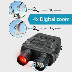 Night Vision Binoculars HD 4X Digital Zoom Infrared Hunting Telescope IR Camera