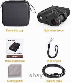 Night Vision Binoculars, HISION Infrared Digital Day and Night Vision Goggles