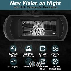 Night Vision Binoculars for Hunting 1080P FHD Darkness Digital Infrared Goggles