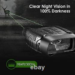 Night Vision Binoculars for Hunting in 100% Darkness Digital Infrared Goggles