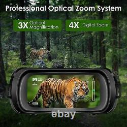 Night Vision Binoculars for Hunting in 100% Darkness Digital Infrared Goggles