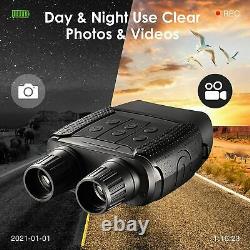 Night Vision Binoculars for Hunting in 100% Darkness Digital Infrared Goggles