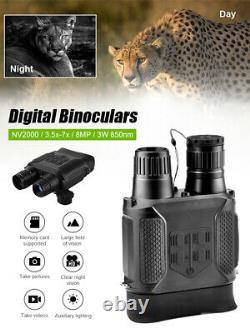 Night Vision Digital Binocular NV2000 Infrared Illuminator 2x Digital Zoom