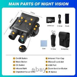Night Vision Goggles 2624FT Night Vision Binoculars Adults 10X Digital Zoom