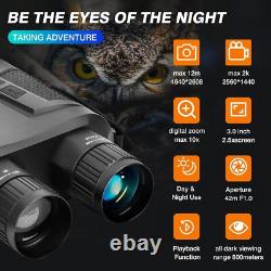 Night Vision Goggles 2624FT Night Vision Binoculars Adults 10X Digital Zoom