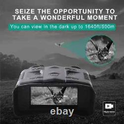 Night Vision Goggles 4K Binoculars 10X Digital Zoom Save Photos-Videos 64GB