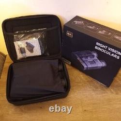 Night Vision Goggles 4K Binoculars 10X Digital Zoom Save Photos-Videos 64GB