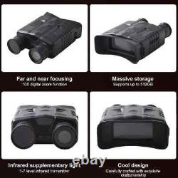 Night Vision Goggles 4K Binoculars 10X Digital Zoom Save Photos-Videos 64GB