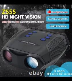 Night Vision Goggles 4K Night Vision Binoculars 1968ft/600m Visual Range 5x-40x