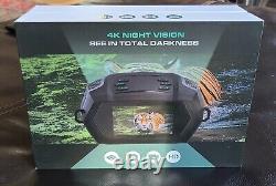 Night Vision Goggles 4K Night Vision Binoculars 1968ft/600m Visual Range 5x-40x
