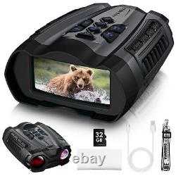 Night Vision Goggles, 4K Night Vision Binoculars for Adult with 3.5 HD Screen