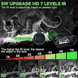 Night Vision Goggles 5W Upgraded HD IR Binoculars 8X Digital Zoom