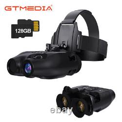 Night Vision Goggles Binoculars Digital IR Head Mounted Hunting Rechargeable