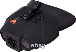 Night Vision Goggles Binoculars Digital Infrared 2x Zoom 75yd Range Rechargeable