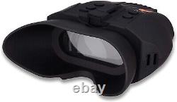 Night Vision Goggles Binoculars Digital Infrared 2x Zoom 75yd Range Rechargeable