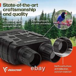 Night Vision Goggles Binoculars Digital Outdoor Hunting Darkness Infrared Scope