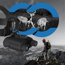 Night Vision Goggles Binoculars HD Digital IR Head Mounted Hunting Rechargeable